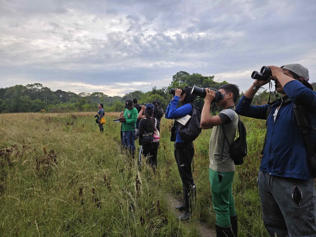 monitoreo del pueblo Andoke con los habitantes del resguardo indígena Andoke