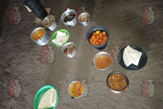 Platos típicos en la gastronomía del pueblo Andoke